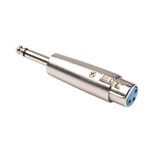 STOBOK Mono Xlr Buchse Adapter Professioneller Audio für Mikrofon Camcorder Videokamera Vernickelt für Signalübertragung Robuste Bauweise von STOBOK