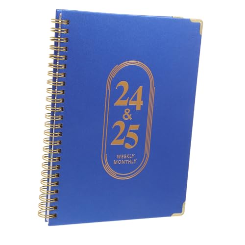 STOBOK Planer Veranstalter Zeitschrift Spiral- Schreibwaren Notizblock Büro arbeitsheft aufgabenheft Aufgabenbuch Notizheft tagebuch Notizbücher notizbuch Schreibbuch Papier Blue von STOBOK