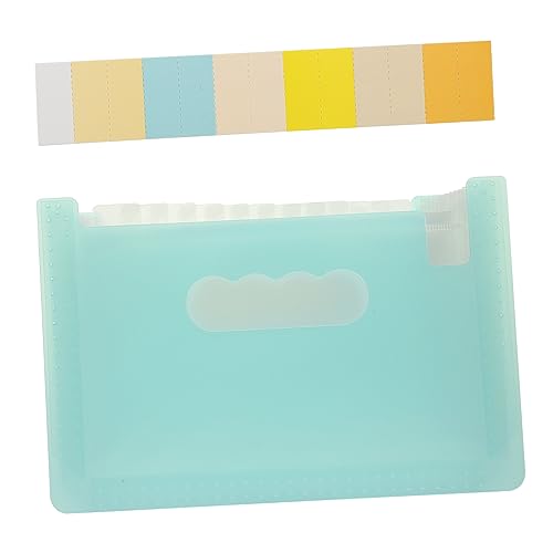 STOBOK Kunststoff-Papier-Organizer Organizer-Halter Mini-Coupon-Organizer Für Geldbörse Ablage-Organizer Dokumente Hinter Der Tür Aufbewahrung Von Coupon-Organizern Ordner von STOBOK