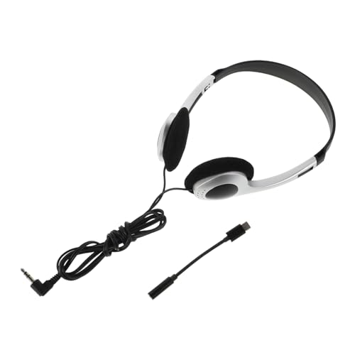 STOBOK Retro Kopfhörer Headset Kopfhörer Kabelgebundene Ohrhörer Kabelgebundene Kopfhörer Kopfhöreradapter Auf USB C Kopfhörer Für Computer Kabelkopfhörer Computerkopfhörer von STOBOK