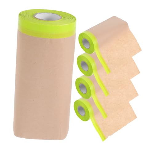 STOBOK Abdeckpapier Zum Lackieren Von Selbstklebend 5 Rollen für Individuelle Wandkunstprojekte von STOBOK