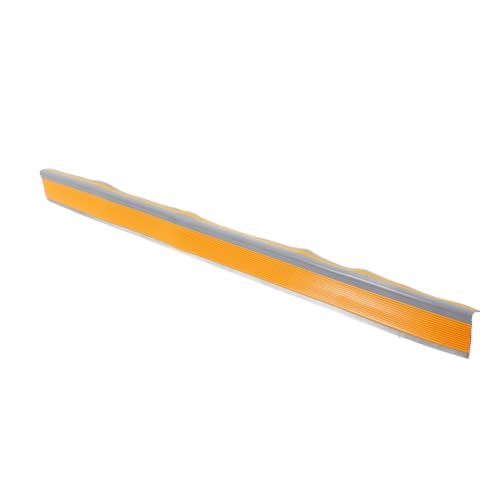 STOBOK Rutschfeste Unterlage Treppenstufen aus Gummi Treppenkantenschutz Treppenprofil Treppenstufen aus Vinyl Treppenteppichstreifen Treppenstufenabdeckungen PVC Yellow von STOBOK