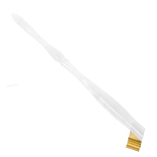 STOBOK Schräg stift schreibkladde kaligrafieset kalligraphie set Federhalter stift etuie pen holder Schräge Stifthalter Schulbedarf Stiftgriffe Dip-Pen-Griffe Dip-Pen-Zubehör Harz Weiß von STOBOK