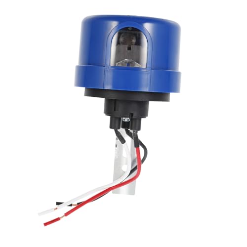 STOBOK Straßenlaternensteuerung Lichtsensor Fotosensor Außenlicht Controller Für Straßenlaternen Fotoelektrischer Sensor Beleuchtungssteuerung Fotozellensensor Blau Abs von STOBOK
