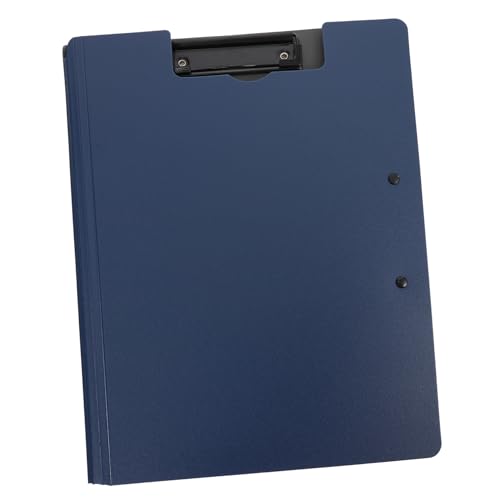 STOBOK Tafel Faltbar Student Professional Mini-zwischenablage Horizontal Klemmbretter Wohnung Schreiben Groß Klappbares Klemmbrett Büro Tasche Dünn Kleines Klemmbrett Datei Mit Eisen Blue von STOBOK