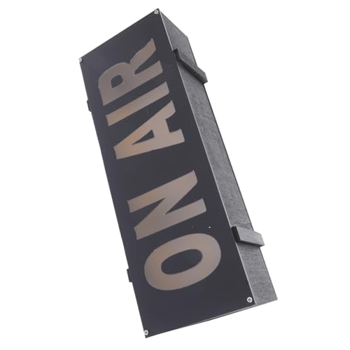 STOBOK Warnschild Licht Wohnkultur Bar LED Leuchtschilder Für Zimmer Wandanzeige Licht Hintergrund Wandleuchte Leuchtschild On Air Schild Leuchtwandschild Aus von STOBOK