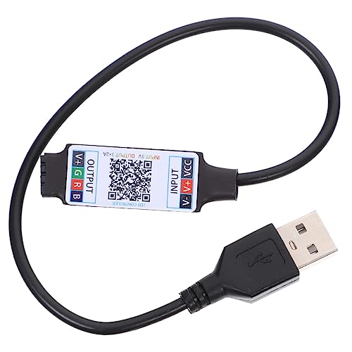 STOBOK -controller Led-streifen-lichtsteuerung Mini-rgb-wireless-controller Led-controller Für Lichtschlauch Rgb-controller Lichtleistensteuerung Black Kupfer von STOBOK