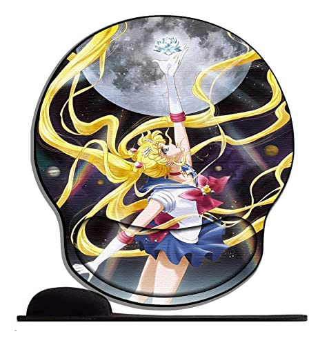 Gel Mauspad ergonomische Handgelenkauflage Anime Mädchen Sailor Moon Sty89 Office Komfort Mousepad Handgelenkpolster Handauflage Gelkissen Gelpolster für Computer Laptop Notebook Gel Mauspad ergonomische Handgelenkauflage Anime Mädchen Sailor Moon Sty89 Office Komfort Mousepad Handgelenkpolster Handauflage Gelkissen Gelpolster für Computer Laptop Notebook von STOJAN