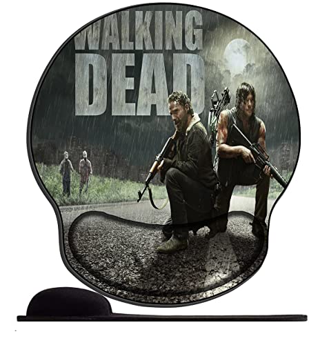 Mauspad mit Gelkissen,Mousepad Ergonomisches Wasserdicht Komfort Mausmatte mit Handgelenkpolster Handauflage für Alle Maus Offfice Heim Computer LaptopThe Walking Dead Sty56 von STOJAN