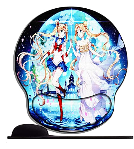 ergonomisches Mauspad mit Gelkissen 25,5 x 23 cm, Mauspad mit Handballenauflage für Computer/PC, Handgelenk Entlastung, Vorbeugung Sehnscheidenentzündung-Anime Mädchen Sailor Moon Sty25 ergonomisches Mauspad mit Gelkissen 25,5 x 23 cm, Mauspad mit Handballenauflage für Computer/PC, Handgelenk Entlastung, Vorbeugung Sehnscheidenentzündung-Anime Mädchen Sailor Moon Sty25 von STOJAN