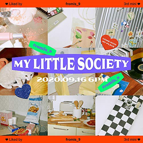 FROMIS_9 [MY LITTLE SOCIETY] 3rd Mini Album [MY ACCOUNT + MY SOCIETY] 2 VER SET. 2ea CD+2p UNFOLDED POSTER+2ea Photo Book(each 72p) +4ea Mini Card+4ea Photo Card+TRACKING CODE K-POP SEALED von STONE MUSIC ENTERTAINMENT