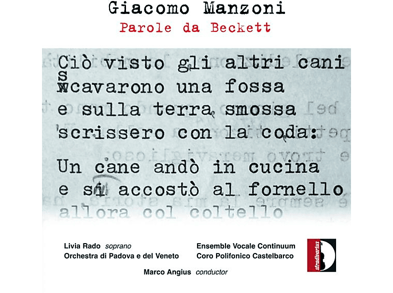 Livia/angius/orchestra Di Padova E Del Veneto Rado - Parole da Beckett (CD) von STRADIVARI