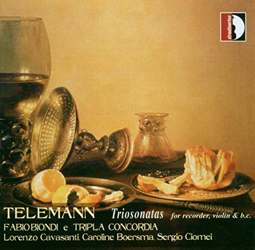 Georg Philipp Telemann: Trisonaten für Blockflöte, Violine & B.c. von STRADIVARIUS - ITALI
