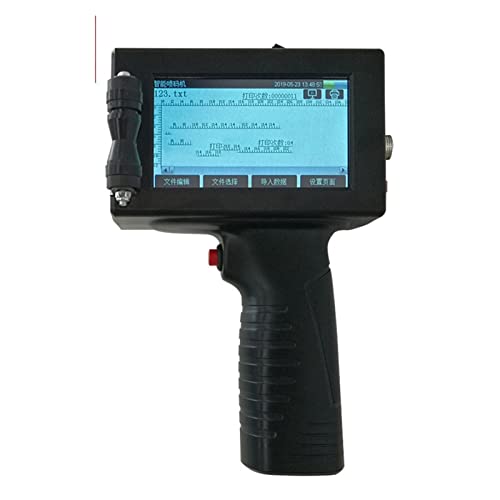 STRAFBRG Handheld-Tintenstrahldrucker zum Drucken von Produktionsdatum, Handdrucker, manueller intelligenter Drucker,Lang anhaltende Leistung von STRAFBRG