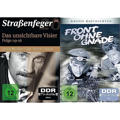 Straßenfeger 26 : Das unsichtbare Visier Folge 09 - 16 (Softbox) [4 DVDs] & Front ohne Gnade - Grosse Geschichten (DDR TV-Archiv) [5 DVDs] von STRASSENFEGER