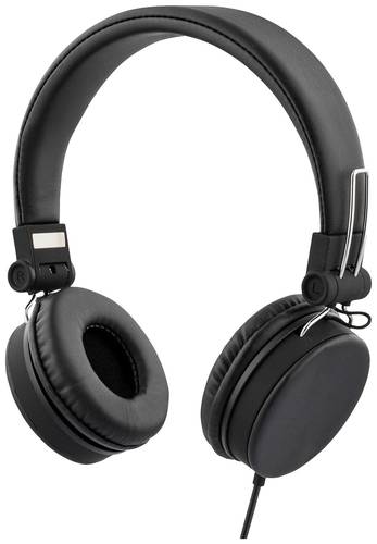 STREETZ HL-W200 On Ear Headset kabelgebunden Stereo Schwarz Faltbar, Fernbedienung, Headset von STREETZ