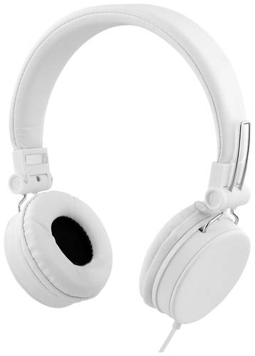 STREETZ HL-W203 On Ear Headset kabelgebunden Stereo Weiß Faltbar, Fernbedienung, Headset von STREETZ