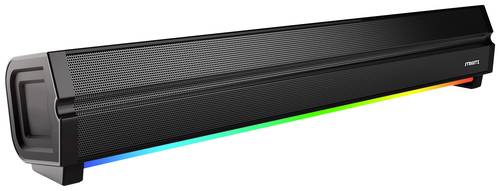 STREETZ SB100 Soundbar Schwarz Bluetooth®, Lautsprecherbeleuchtung, USB von STREETZ
