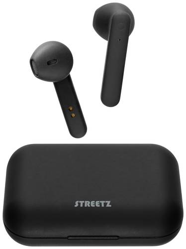STREETZ TWS-104 In Ear Headset Bluetooth® Stereo Schwarz Batterieladeanzeige, Headset, Ladecase, To von STREETZ
