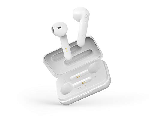 STREETZ TWS-105 Stereo Bluetooth Kopfhörer in-Ear kabellose Kopfhörer, Bluetooth 5.0 Earbuds mit integriertem Mikrofon und Schnelllade Case bis zu 12 Stunden Musikwiedergabe, Bequemer Halt, weiß von STREETZ