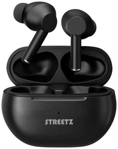 STREETZ TWS-117 In Ear Headset Bluetooth® Stereo Schwarz Headset, Ladecase, Lautstärkeregelung, To von STREETZ