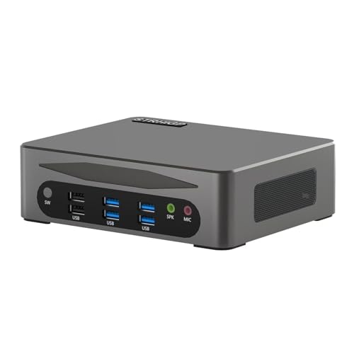 STRHIGP Mini PC i5-1340P(12C/16T), 13th Gen Mini PC Gaming 16GB DDR5 1TB SSD, USB4, 8K Triple Display, Dual LAN, WiFi6, BT5.2, Iris Xe Win 11 Pro Micro Desktop Computer für Business Home Office von STRHIGP