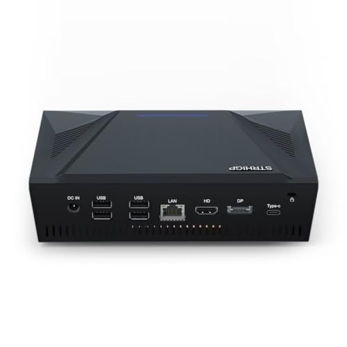 STRHIGP Mini PC Windows 11 Pro Core i9 11900H(bis zu 4,90 GHz), 16GB RAM 256GB SSD Mini Desktop Computer Support Extended DDR4 SSD HDD 3×Displays 7×USB WiFi5&BT4.2 VESA Mount Auto Power On Wake On LAN von STRHIGP