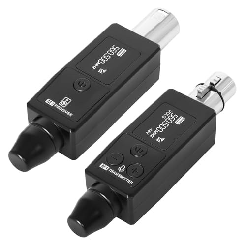 STRICH M1 Drahtloses Mikrofonsystem UHF Drahtloser XLR Sender und Empfänger für dynamische Mikrofone, Audio-Mischer, PA-System von STRICH