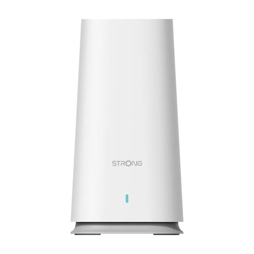 STRONG Atria Wi-Fi Mesh Home 2100 ADD-ON, WLAN Verstärker, Erweiterung, bis zu 2100 mbit/s, zusätzliche 100m2 Abdeckung, Repeater oder Access Point, 2,4 GHz + 5 GHz, 2X Gigabit LAN, weiß von STRONG