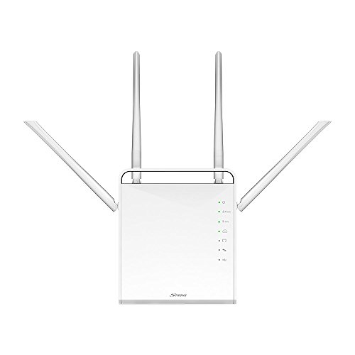 STRONG Dual Band Gigabit WLAN Router 1200, Bis 1200 Mbit/s für 5GHz WiFi, LAN, WAN, WLAN Verstärker, Anschluss an Kabel-/DSL-/Glasfaser-Modem, Gast-Netzwerk, Weiß STRONG Dual Band Gigabit WLAN Router 1200, Bis 1200 Mbit/s für 5GHz WiFi, LAN, WAN, WLAN Verstärker, Anschluss an Kabel-/DSL-/Glasfaser-Modem, Gast-Netzwerk, Weiß von STRONG