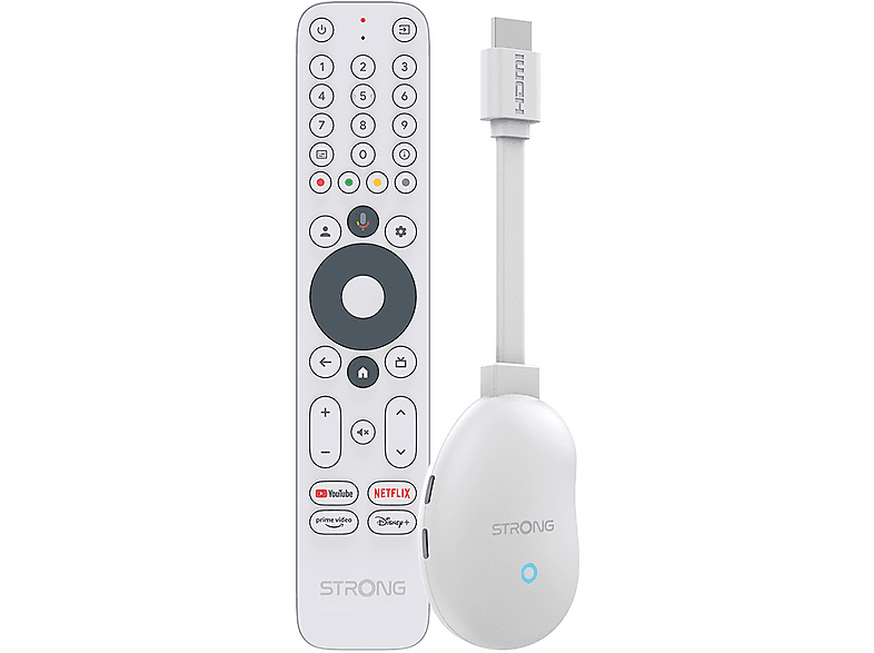 STRONG LEAP-NEVE 4K WIFI 6 UHD TV Streaming-Dongle, Weiß von STRONG