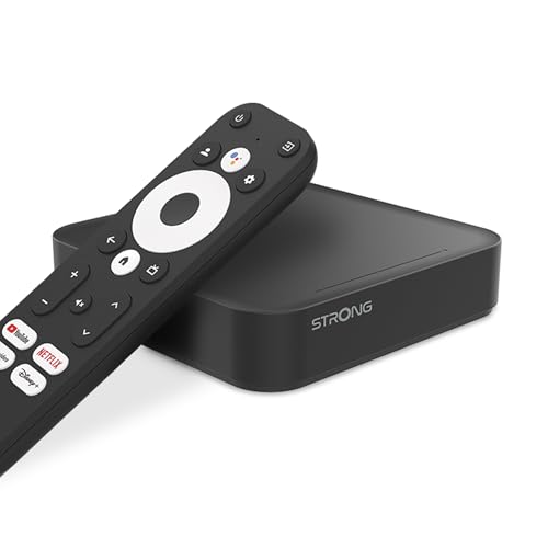 STRONG LEAP-S3 Ultimate | Streaming-Box mit Android 11 | 2 Monate Zattoo gratis |4K UHD-Auflösung | Bluetooth-Sprachfernbedienung und Google Assistant | Neflix | Prime Video | Disney+ UVM. von STRONG