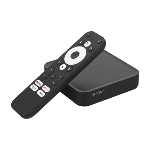 STRONG LEAP-S3 Ultimate | Streaming-Box mit Android 11 | 2 Monate Zattoo gratis |4K UHD-Auflösung | Bluetooth-Sprachfernbedienung und Google Assistant | Neflix | Prime Video | Disney+ UVM. von STRONG