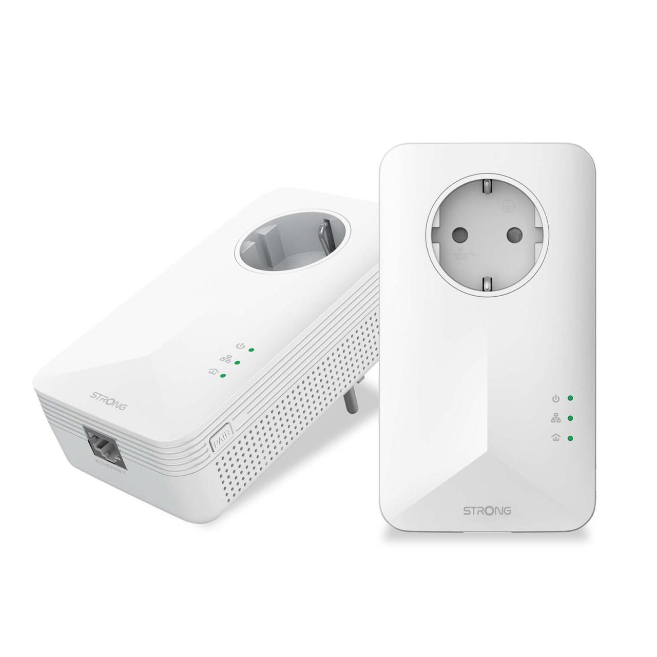 STRONG 1000 Duo EEU V2 Powerline-Adapter-Set STRONG 1000 Duo EEU V2 Powerline-Adapter-Set von STRONG