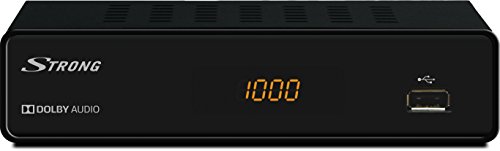 STRONG SRT 3000 Kabelreceiver für digitales Kabelfernsehen in HD (HDTV, DVBC, DVB-C, USB, HDMI, SCART, EPG, Radioprogramme) mit Display - schwarz von STRONG