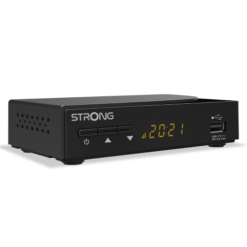 STRONG SRT 3030, Kabelreceiver, digitaler HD Kabel Receiver, DVB-C mit HDMI ud Scart Anschluss. Energiesparfunktion, USB, Dolby Audio, Kindersicherung von STRONG