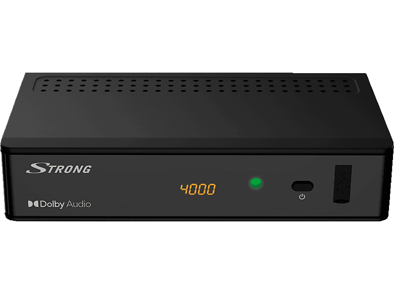 STRONG SRT 8215 DVB-T2 Receiver (HDTV, PVR-Funktion=optional, HD, Schwarz) von STRONG