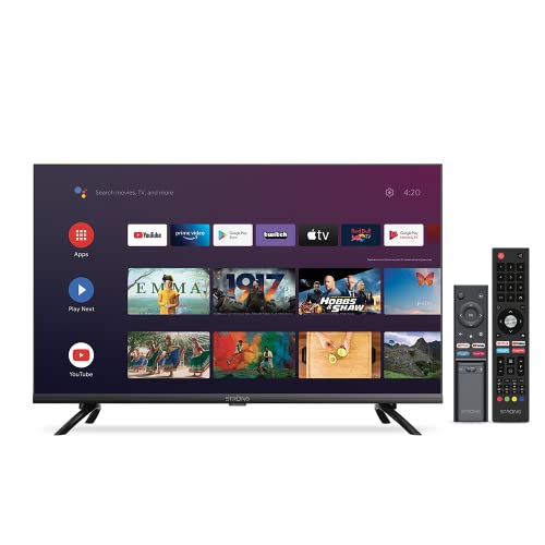 STRONG SRT32HD5553, Android Smart TV, HD Ready, 32 Zoll / 80cm, Android 11 (Google Assistant, Netflix, YouTube, Prime Video, Disney+), DVB-T2/C/S2, CI-Einschub, VESA 200 x 200, Schwarz, glänzend von STRONG