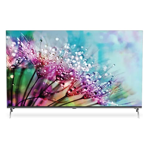 STRONG SRT43UD7553, 4K UHD Android TV, 43 Zoll / 108 cm, Triple Tuner, Android 11 (Google Assistant, Netflix, YouTube, Prime Video, Disney+), Kinoauflösung, Grau / Silber von STRONG