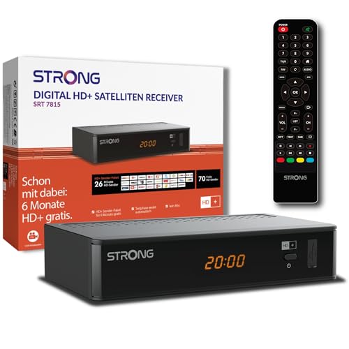 STRONG SRT7815 Digitaler HD Satelliten-Receiver, HD-SAT-Empfang, inklusive HD+ Karte für Deutschland STRONG SRT7815 Digitaler HD Satelliten-Receiver, HD-SAT-Empfang, inklusive HD+ Karte für Deutschland von STRONG