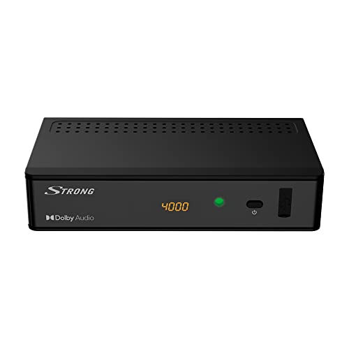 STRONG SRT8215 HD Receiver (DVB-T2, HEVC, H.265, Dolby® Digital Plus), schwarz von STRONG