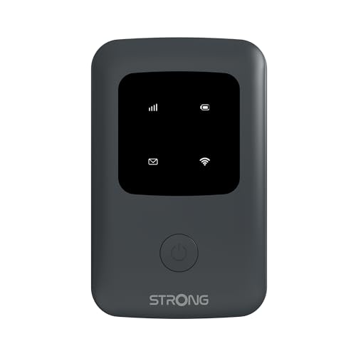 Strong 4G Mobiler Hotspot, tragbarer WLAN Router, 150 Mbit/s, ideal für Reisen, Messen und Studenten, Schwarz von STRONG