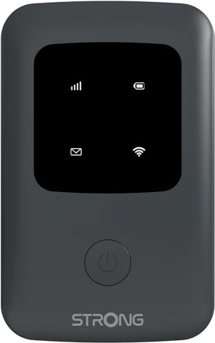 Strong 4G Mobiler Hotspot, tragbarer WLAN Router, 150 Mbit/s, ideal für Reisen, Messen und Studenten, Schwarz von STRONG