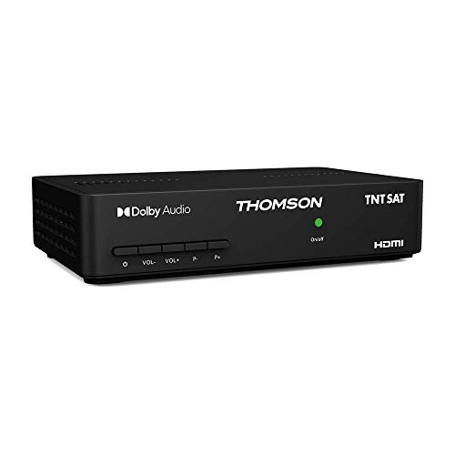 Thomson THS 806 TNTSAT HD, DVB-S2, zum Empfangen von kostenlosem TNT über Satellit, Karte TNTSAT gültig 4 Jahre, Schwarz von STRONG