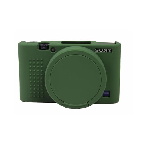 STSEETOP Kameratasche für Sony RX100 VII RX100 M7 – Schützende Silikon-DSLR-Hülle, abnehmbarer Käfig, stoßfest, staubdicht (Grün) von STSEETOP