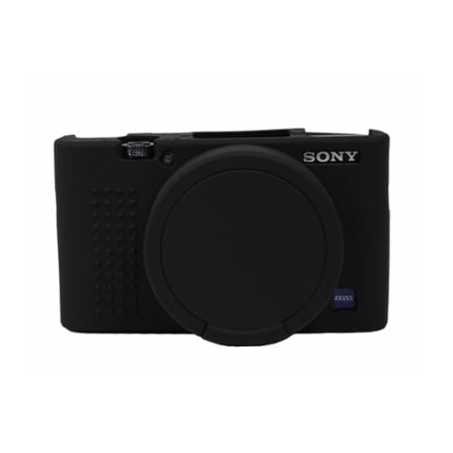 STSEETOP Kameratasche für Sony RX100 VII RX100 M7 – Schützende Silikon-DSLR-Hülle, abnehmbarer Käfig, stoßfest, staubdicht (schwarz) von STSEETOP