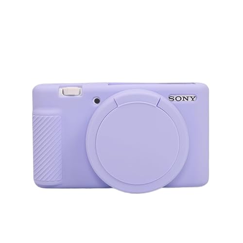 STSEETOP Kameratasche für Sony ZV-1 – Schutzhülle aus Silikon für DSLR-Spiegelreflexkameras, abnehmbarer Käfig, stoßfest, staubdicht, Violett STSEETOP Kameratasche für Sony ZV-1 – Schutzhülle aus Silikon für DSLR-Spiegelreflexkameras, abnehmbarer Käfig, stoßfest, staubdicht, Violett von STSEETOP
