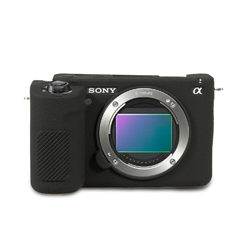 STSEETOP Kameratasche für Sony ZV-E1 – Schützende Silikon-DSLR-Hülle, abnehmbarer Käfig, stoßfest, staubdicht (schwarz) von STSEETOP