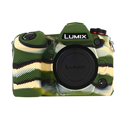 STSEETOP Panasonic LUMIX G9 Kameratasche, Professionell Silikon Gummi Kamerahülle Abdeckung Abnehmbare Schutzhülle für Panasonic LUMIX G9 von STSEETOP