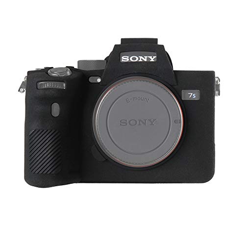 STSEETOP Sony A7 SIII Schutzhülle, professionelle Silikon-Gummi-Kamerahülle, abnehmbare Schutzhülle für Sony A7 SIII Alpha 7S3 A7S3 (schwarz) von STSEETOP